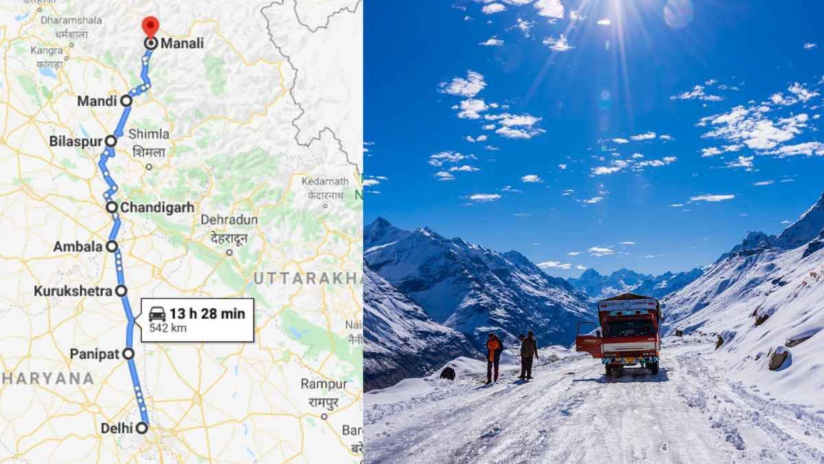 Click to enlarge Delhi to Manali Road Trip Guide Route Distance and Time .jpg